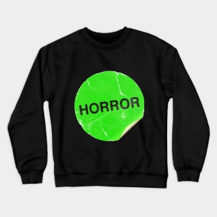 Horror VHS sticker Crewneck Sweatshirt